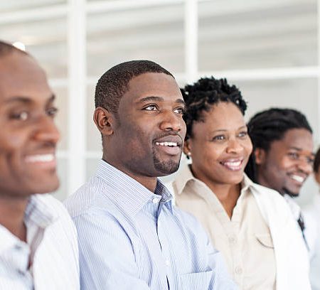 group photo of business partners, cape town, south africa